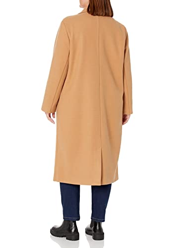 The Drop Women's Liam Loose Overcoat, Doe Tan, S #TOP4