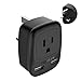 UK Ireland Hong Kong Power Adapter, TESSAN UK Travel Plug Adapter with 2 USB Charging Ports for USA to UK British England London Scotland Irish Wall Outlet- Compact Safe Grounded Type G