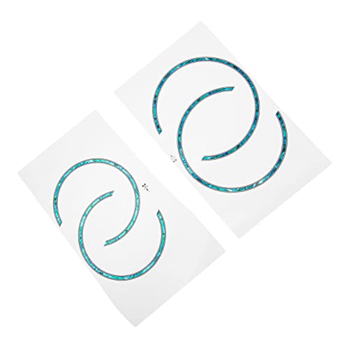 ifundom Sound Hole Rosette Decal Set Guitar Decals for Acoustic Guitar Fret Stickers