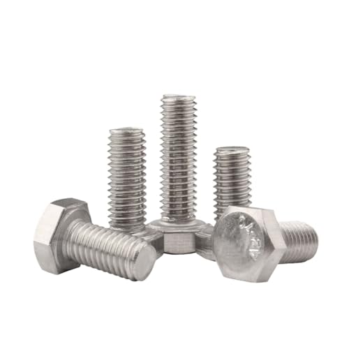 2/5/10/20 M3 M4 M5 M6 M8 M10 M12 DIN933 304 XeXX`[ Zp{g S˂ OZplW QAICHFKS(100mm,M5 10pcs)