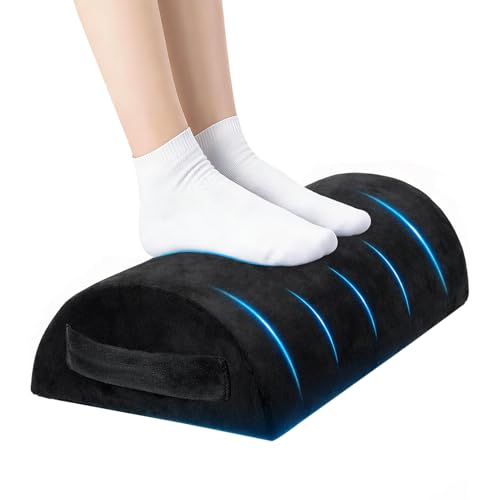 YUYUESMART フットレスト デスク下 足置き台 オフィス リモートワーク テレワーク デスクチェア用 長時間座席 快適 あしマッサージャー ギフト