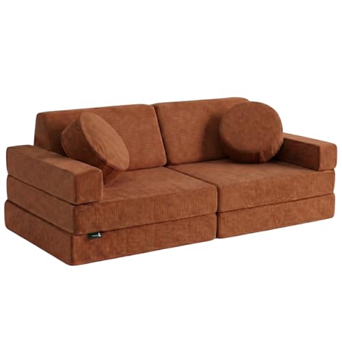 DURABLE NEL TEMPO: Realizzato per durare, questo divano è utilizzabile da neonati e bambini fino a 12 anni, garantendo anni di utilizzo.