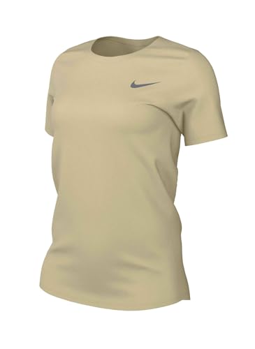 Nike Womens Legend Short Sleeve Crew T-Shirt (as1, Alpha, s, Regular, Regular, Gold)