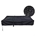Roof Top Tent Cover RV Travel Trailer Cover 420D Oxford Cloth Cover Protection Storage Bag Roof Top Tents Camper Cover for Car Camping Black 143X120x28cm