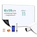 Produktbild Whiteboard Folie, 45x120cm Magnetisch Selbstklebend Weißwandtafel Folie, Whiteboard Sticker DIY, Inklusive Marker und Schwamm, Wandfolie für glatten Oberflächen in Schule Büro Haus