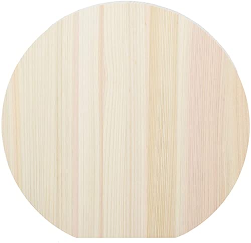 Tabla de cortar redonda de madera Umezawa, Hinoki mediana, diámetro 30 cm x grosor 2 cm, fabricada en Japón miniatura 3
