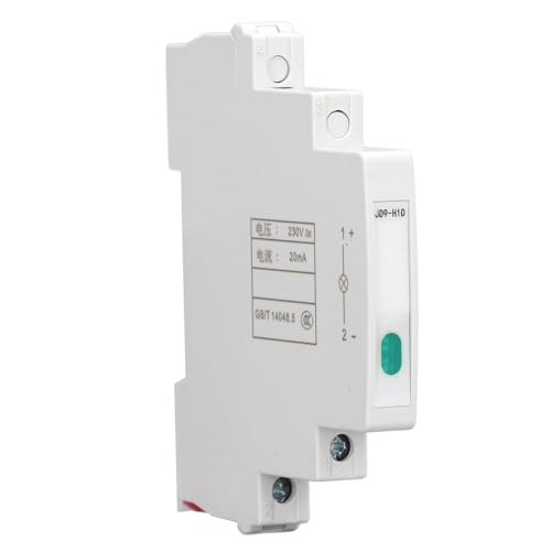 FTVOGUE Indicador LED Montaje en Riel DIN JD9 H1D 230 V CA CC para Cajas de Distribución Torno CNC Áreas Residenciales (3)