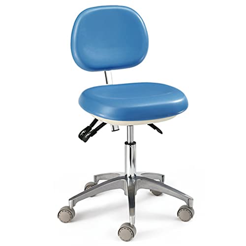 Fauteuil dentaire médical réglable en hauteur avec tabouret dentiste en cuir PU