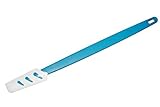 Original Tupperware TUPPERWARE Griffbereit Kleiner Top-Schaber weiß-blau D78 Teigspachtel schmal