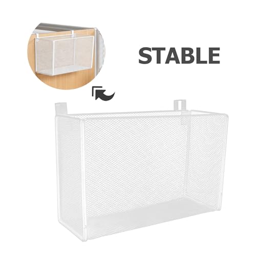 Almacenamiento de escritorio blanco con estantería metálica de instalación flexible 5