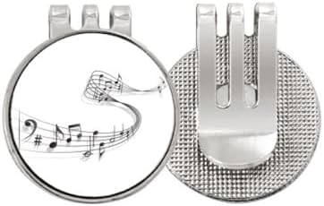 DIYthinker Song Music Score Melodious Classical Golf Ball Marker Hat Cap Clip Enamel Magnetic image 2