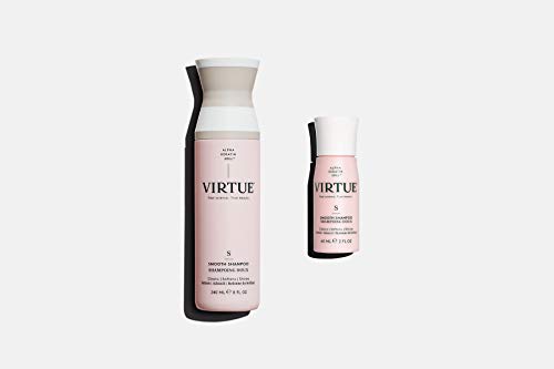 Virtue Smooth Shampoo 8 Fl Oz | Alpha Keratin Smooths For Frizzy, Curly Hair | Sulfate Free, Paraben Free, Color Safe, Vegan #TOP1