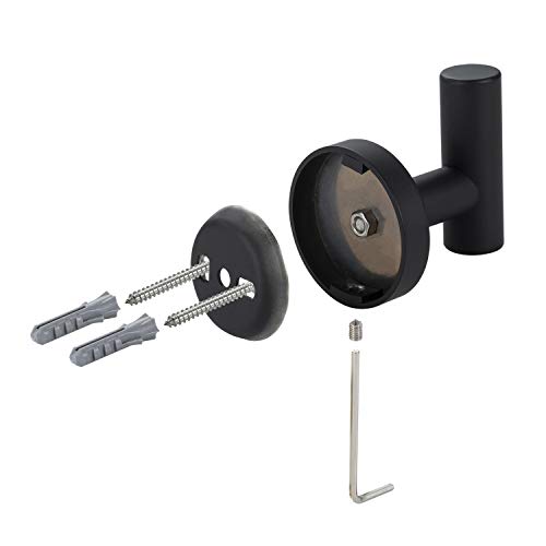 Ygivo 2 Pack Towel Hooks, Matte Black Sus304 Stainless Steel Coat Robe Clothes Hook Modern Wall Hook Holder For Bathroom Kitchen Garage Hotel Wall Mounted #TOP4