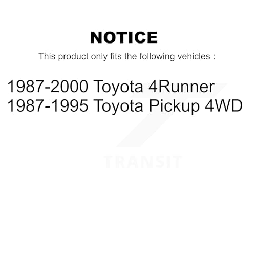 Transit Auto Rear Brake Drum Shoes And Spring Kit Replacement For Toyota 4Runner Pickup K8N-100303 by Transit Auto - Image 2