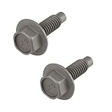 eMagTech 2 Stück M8x25 Sechskant-Kragenschrauben N0195307 N91014201 Kompatibel mit Volkswagen Kompatibel mit Audi