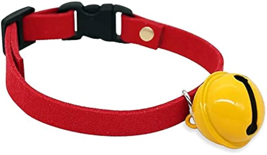 黄色ローズ、わんちゃん猫ちゃん用首輪 猫 首輪 鈴付き ペット首輪 肉球 かわいい おしゃれ 可愛い 小型