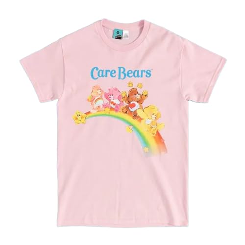 T-shirt Care Bears Rainbow Fun TruffleShuffle rose clair en coton pour femme