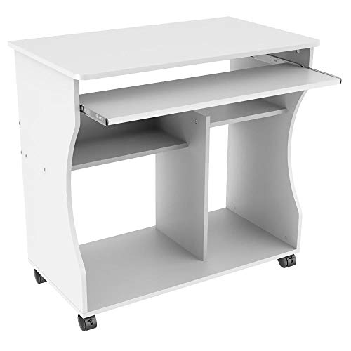 Computerschreibtisch Schreibtisch Computertisch mit 4 Ablageflächen, 80 x 48 x 76 cm, Bürotisch PC Tisch