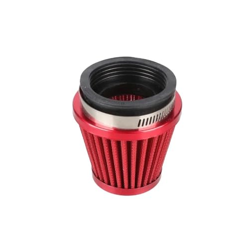 Filtre à air 58mm rouge universel évite l'encrassement moteur scooter GY6