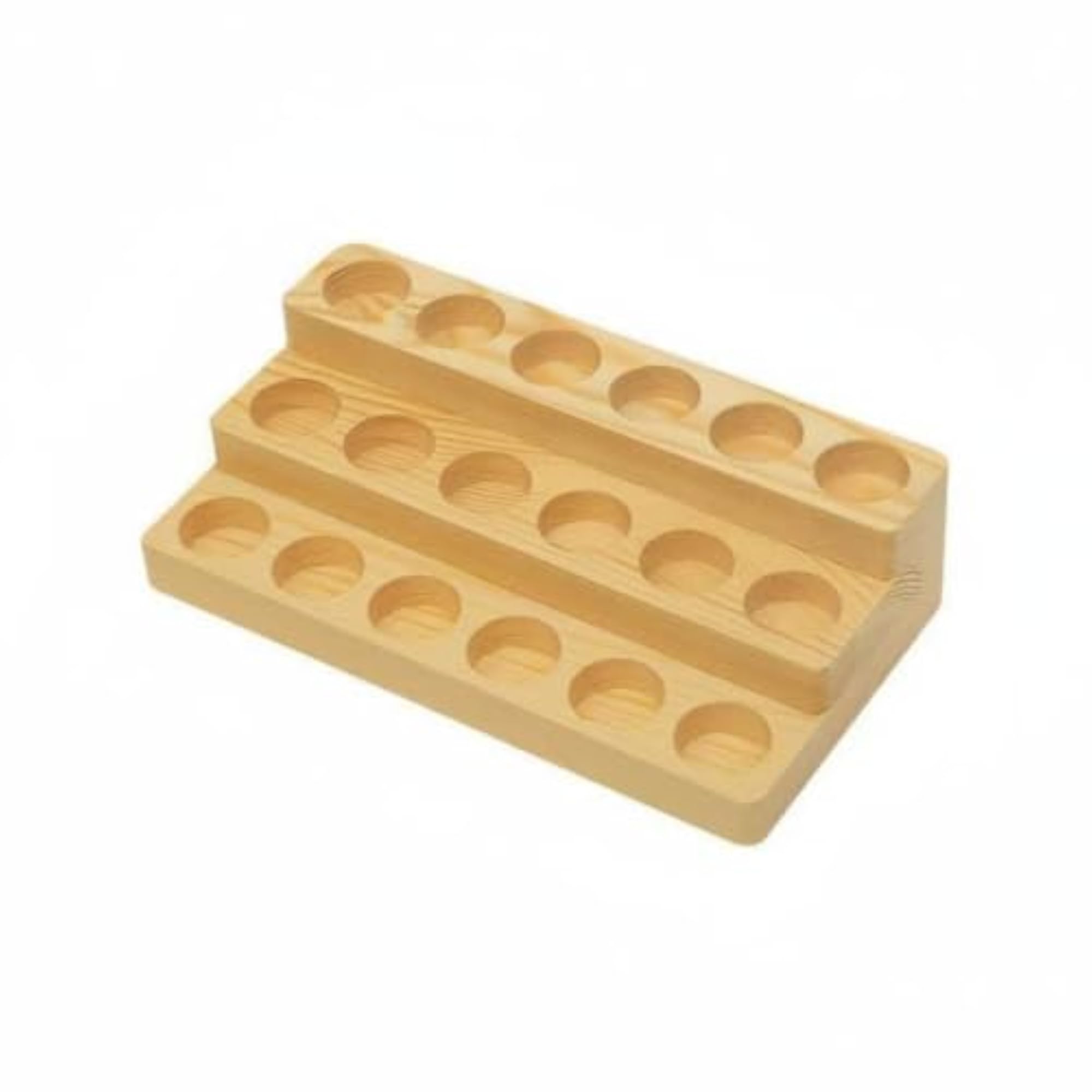 Wooden Essential Oil Holder Stand for Countertop