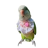 CXYYXF Bird Costume Bird Diaper Flight Suit Bird Summer Clothes Cosplay Photo Prop for Parrots Lovebird Parakeet Cockatiel Small Animals Apparel (Pink,2XL)