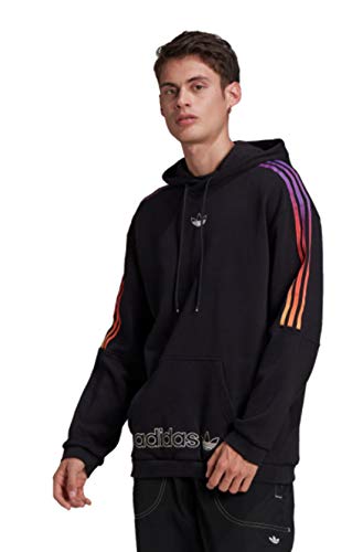 adidas Sport Foundation Sweat Pullover Hoodie Black/Multicolor XS