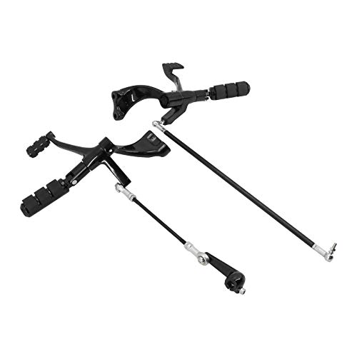 Forward Controls Pegs Levers Linkages Kit Fit for Harley Sportster Iron XL 883 1200 2004-2013 (Black) by motosikleta - Used condition - CA$134.39