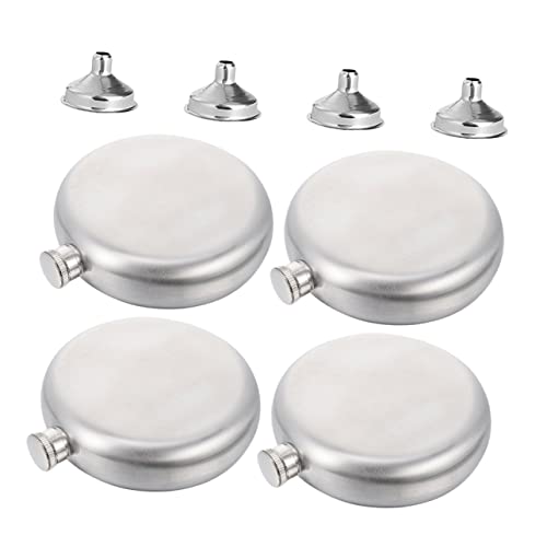 Alipis 4piezas Contenedor De Vino Inoxidable Cantimplora Portátil Para Exteriores y Camping