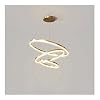 binnen Ring gouden kroonluchter, 3 lichten, Europees modern minimalistisch ontwerp, hanger plafondlamp in de woonkamer…