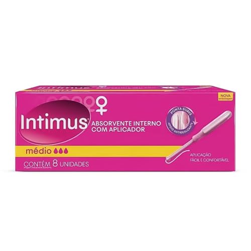 Absorvente Interno Intimus Médio – 8 unidades