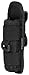 AIRSOFTPEAK Flashlight Pouch Holster Carry Case Holder with 360 Degrees Rotatable Belt Clip Long Type, Black (1 Pack)