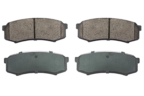 Image of Front Rear Brakes Pad Automotive Premium Ceramic Disc Brake Pads Set Vehicle Replacement Part for Lexus Infiniti Nissan Dodge Attitude Hyundai Accent D606