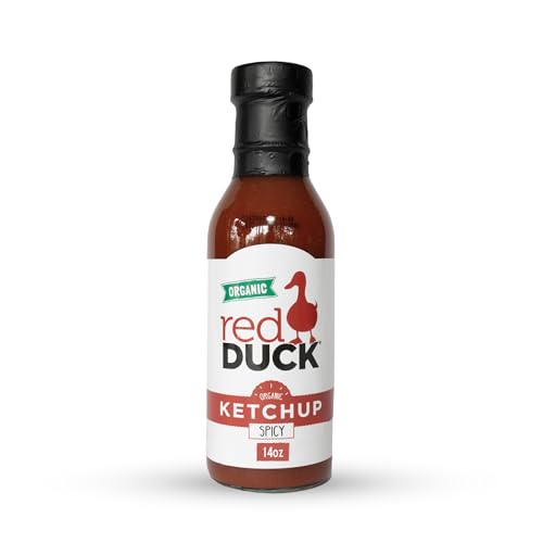 Red Duck Spicy Organic Ketchup - Gluten-Free, Vegan, "ALL NATURAL"