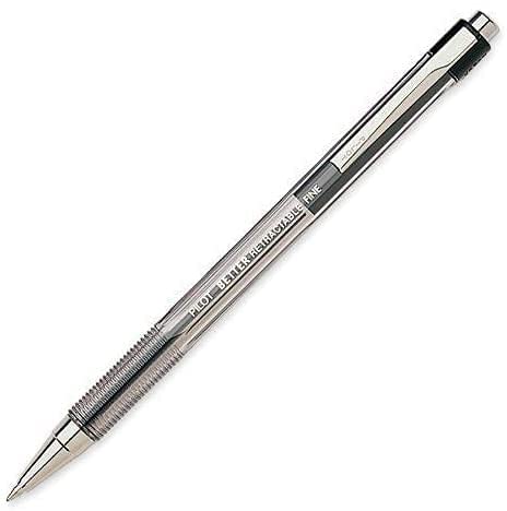 Pilot Better Retractable Ballpoint Pen, Black Fine Point, 10-Count (30000) #TOP1
