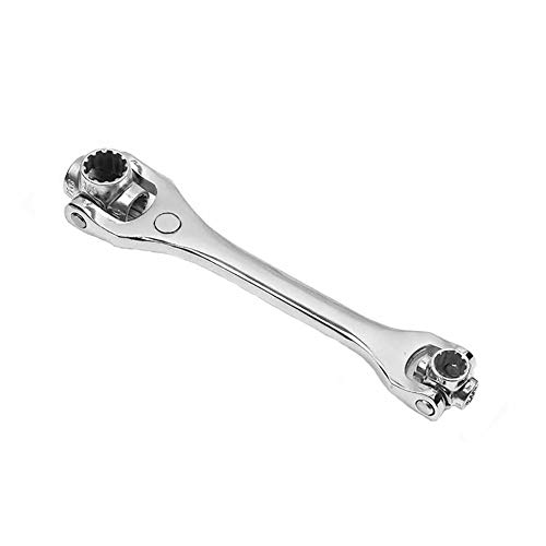 Dreneco Spanner Socket Wrench 48 In 1 Multi Functional Spanner Tools With Spline Bolts 360 Degree Rotating Head, Universal Wrench For Furniture Car Repair (8-19Mm) #TOP2