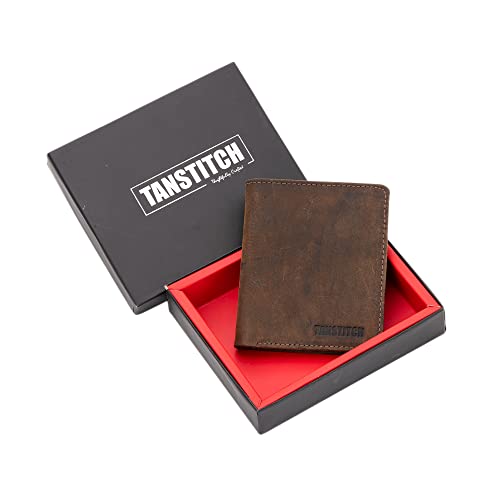 Image of TANSTITCH Slim Leather Wallet || Small,Compact, Minimalist & Thin Wallet || RFID Protected || Front Pocket Carry