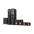 Teufel Ultima 40 Mk4 5.1 Système Audio - Système Home cinéma Surround avec Caisson de Basses Puissant, Bass-Reflex, Haut-Parleur médium en Kevlar - Noir