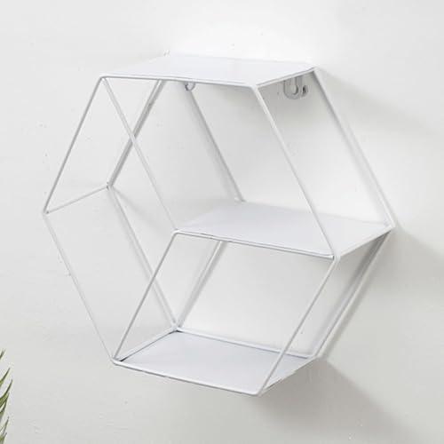 Estanteria Pared con Compartimentos de Almacenamiento, Estante Minimalista Baldas Flotantes Pared for Plantas, Pequeños Objetos Decorativos, Artículos de Aseo y Libros