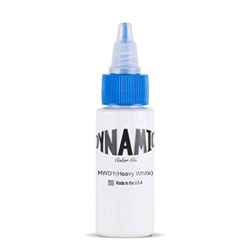 Dynamic Tattoo Ink Color Heavy White 1oz by Dynamic