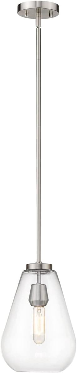 Z-Lite 488P8-BN Ayra Pendant, 1-Light 100 Watts, Brushed Nickel