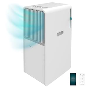 Cecotec Aire Acondicionado Portátil con Wifi y Mando a Distancia ForceClima 7550 Style Connected. 7000 BTU, 14m2.