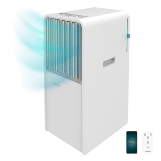 Cecotec Aire Acondicionado Portátil con Wifi y Mando a Distancia ForceClima 7550 Style Connected. 7000 BTU, 14m2.