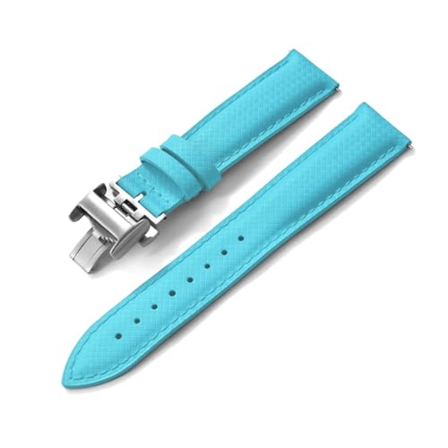 Bracelet FKM et cuir pour montre Omega et Longines à boucle papillon
