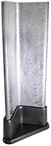 Miniatura 3 de Prescott Plastics Inserto de enchufe de hierro en ángulo de 1.25 pulgadas (paquete de 4), tapa de extremo negra en forma de L para tubos de metal,