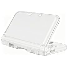 KlsyChry Transparent Hard Shell Case Cover Compatible with Nintendo 3DS XL / LL, Replacement Protective 3DS XL Crystal Clear Housing Case Not Compatible with The New Version