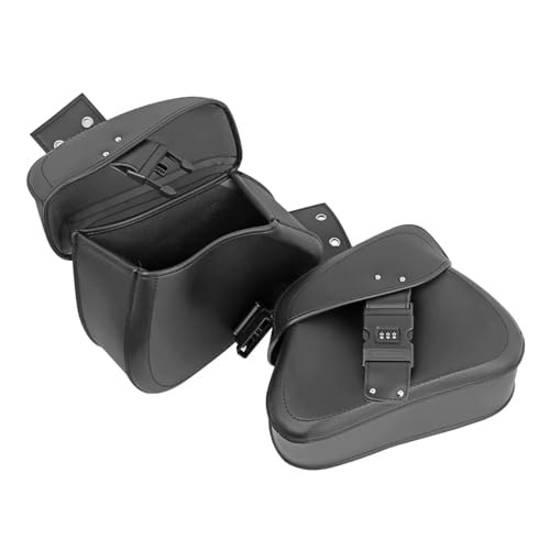 Sacoches moto universelles arrière en cuir PU pour Yamaha et Suzuki