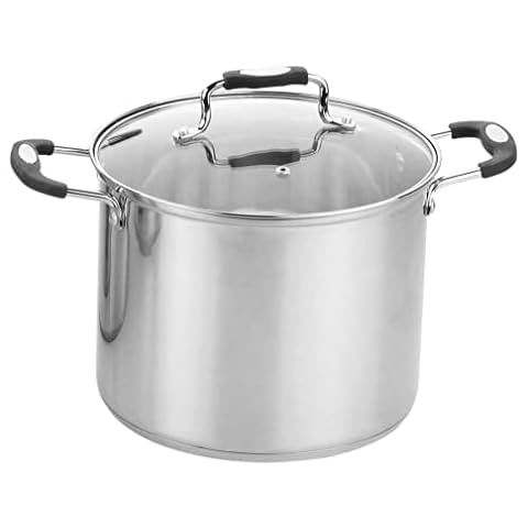 24Cm Stainless Steel Stock Pot with Lid Cover