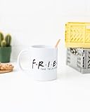 Grupo Erik Kaffeetasse, Logo Friends Tasse, Kafeetasse aus Keramik für ein besseres Geschmack, Teetasse 350 ml