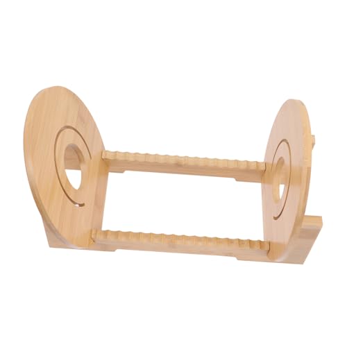 HOMSFOU Porta Dischi in Vinile in Legno Portavinili Per Album Musicali Organizzatore Staccabile e Leggero Per Dischi