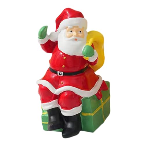 SZGTLDBE Statue de Père Noël - Figurines décoratives pour fêtes de fin d'année, décoration d'intérieur, figurine de Noël